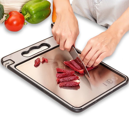 The Titanium Cutting Board That Protects You From Harmful Bacteria & Microplastics